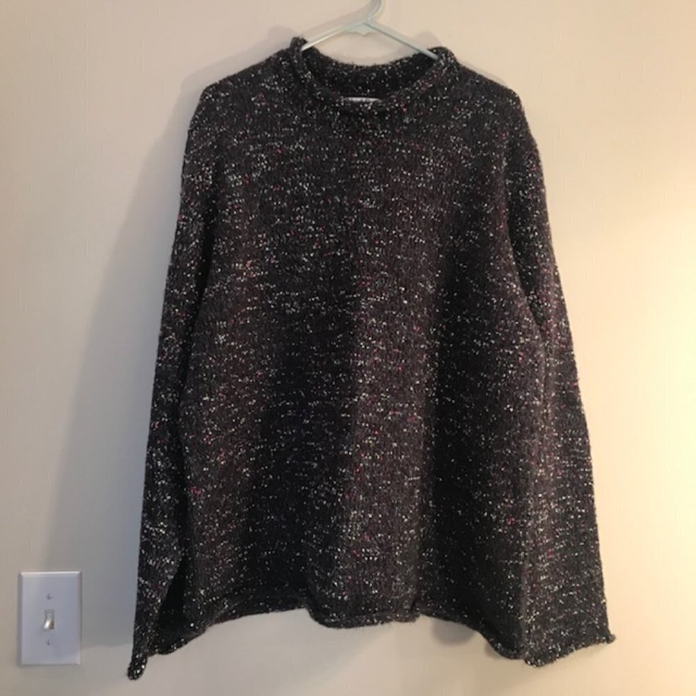 # North Style multicolor marled knit Pullover Sweater, 2X